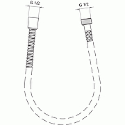 Душевой шланг Ideal Standard Ideal Rain A2427AA цвет Хром-1