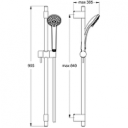 Душевой гарнитур Ideal Standard Ideal Rain Pro B9832AA цвет Хром-1