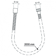 Душевой шланг Ideal Standard Ideal Rain BF200AA цвет Хром-1