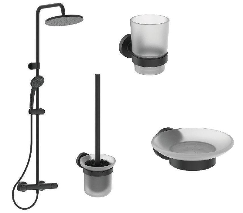 Душевая система Ideal Standard Ceratherm T25 BL7546S3 с термостатом 