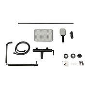 Душевая система Royce Pro RCS-120504BL цвет Черный матовый-9