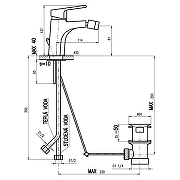 Смеситель для биде Rav Slezak Colorado CO145.5K хром-1