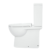 Унитаз компакт Sanita Luxe Quadro WC.CC/Quadro/2-SlimDM/WHT.G/S1 цвет Белый с бачком и сиденьем Микролифт-2