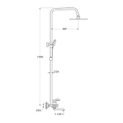 Душевая система G-Lauf GOB16-A134 цвет Хром-4