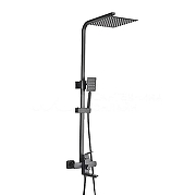 Душевая система Haiba HB23803-7 цвет Черный матовый