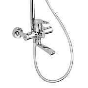 Душевая система G-Lauf NUD16-A045 цвет Хром-1