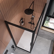 Душевая система STWORKI Сортланд S10160BK с термостатом цвет Черный матовый-7