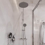 Душевая система STWORKI Сортланд S10160CR с термостатом цвет Хром-5