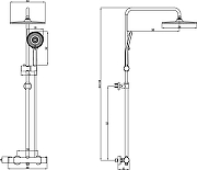 Душевая система STWORKI Сортланд S10160CR с термостатом цвет Хром-12