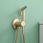 Гигиенический душ со смесителем Splenka S221.52.03 цвет Золото матовое-7