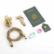 Гигиенический душ со смесителем Splenka S221.52.03 цвет Золото матовое-9