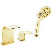 Смеситель на борт ванны Rav Slezak Dunaj D467.5YZ золотой