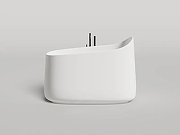 Ванна из искусственного камня Salini Oriente Ofuro 140х80 1043101G цвет Белый глянцевый-2