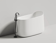 Ванна из искусственного камня Salini Oriente Ofuro 140х80 1043101G цвет Белый глянцевый-4