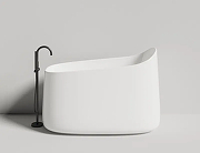 Ванна из искусственного камня Salini Oriente Ofuro 140х80 1043101M цвет Белый матовый-5