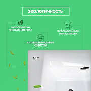 Чугунная ванна Byon Vilma 160х70 Ц0000288 цвет Белый-3