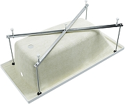 Акриловая ванна DIWO Кострома 180х70 цвет Белый-12