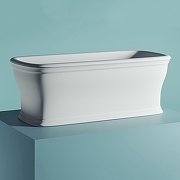 Ванна из искусственного камня Artceram Neo 180x85 ACW00301 цвет Белый глянцевый