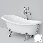 Акриловая ванна Artceram Hermitage 170x80 HEW00176 цвет Белый ножки Белые