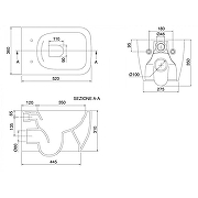 Унитаз Scarabeo Teorema 2.0 5126/CL41 подвесной цвет Жемчужный (pearl) без сиденья-3