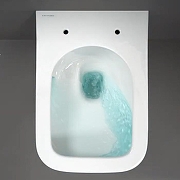 Унитаз Scarabeo Teorema 2.0 5126/TW+BIOKER подвесной цвет Белый без сиденья-1