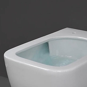 Унитаз Scarabeo Teorema 2.0 5126/TW+BIOKER подвесной цвет Белый без сиденья-2