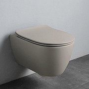 Унитаз Scarabeo Glam 5201/TW52 подвесной цвет Tobacco matt без сиденья