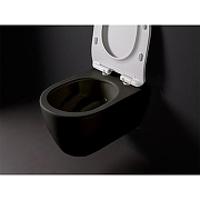 Унитаз Scarabeo Glam 5201/TW49BK подвесной цвет Ардезия мат (ardesia matt) без сиденья-2