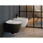 Унитаз Scarabeo Glam 5201/TW49BK подвесной цвет Ардезия мат (ardesia matt) без сиденья-3