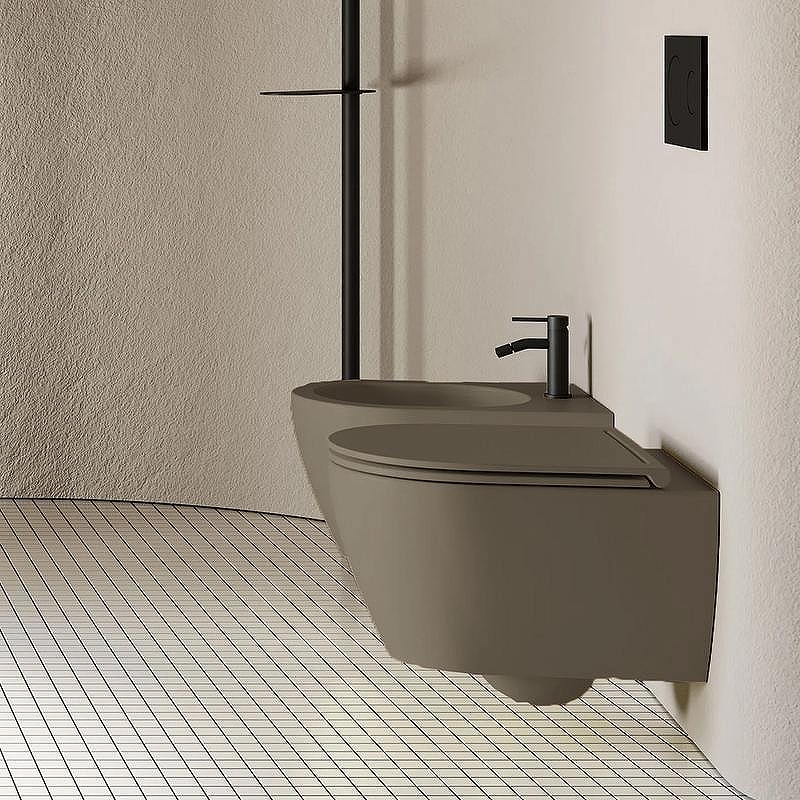 Унитаз Scarabeo Glam 5201/TW53BK подвесной 