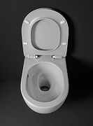 Унитаз Scarabeo Glam 5203/TWB41 подвесной цвет Bicolors pearl без сиденья-1