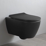 Унитаз Scarabeo Glam 5201/TWB49 подвесной цвет Bicolors ardesia без сиденья