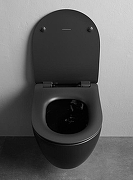 Унитаз Scarabeo Glam 5201/TWB49 подвесной цвет Bicolors ardesia без сиденья-1