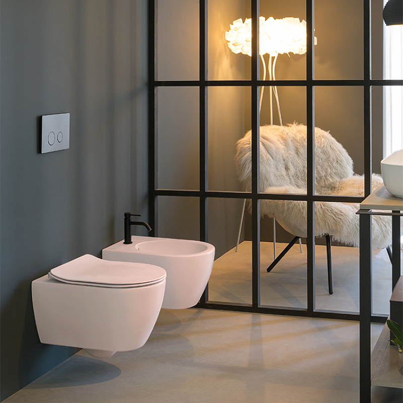 Унитаз Scarabeo Glam 5203/TW54 подвесной 