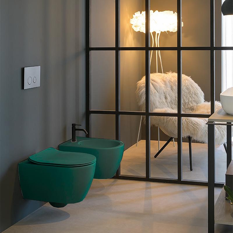 Унитаз Scarabeo Glam 5203/TW63 подвесной 