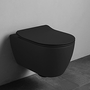 Унитаз Scarabeo Moon 5520/CL49BK подвесной цвет Ардезия мат (ardesia matt) без сиденья