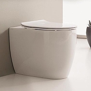 Унитаз Scarabeo Moon 5522/CL41 приставной цвет Pearl matt без бачка и сиденья