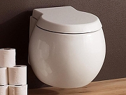 Унитаз Scarabeo Planet 8105 подвесной цвет Белый без сиденья