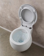 Унитаз Scarabeo Planet 8105 подвесной цвет Белый без сиденья-1