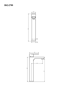 Смеситель для раковины Bond Smart B62-2788 цвет Черный матовый-11