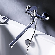 Смеситель для ванны AM.PM X-Joy F85A90200 универсальный цвет Хром-1