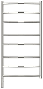 Электрический полотенцесушитель Сунержа Галант 3.0 100x50 00-5800-1050 Без покрытия-1