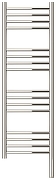 Электрический полотенцесушитель Сунержа Богема 3.0 прямая 100x30 00-5805-1030 Без покрытия-1