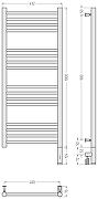 Электрический полотенцесушитель Сунержа Богема 3.0 прямая 100x40 00-5805-1040 Без покрытия-3