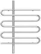 Электрический полотенцесушитель Сунержа Эпатаж 3.0 80x60.8 00-5850-8060 Без покрытия-1