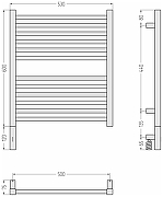 Электрический полотенцесушитель Сунержа Модус 3.1 60x50 00-5900-6050 Без покрытия-3