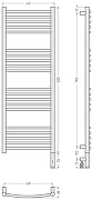 Электрический полотенцесушитель Сунержа Богема 3.1 выгнутая 120x40 00-6003-1240 Без покрытия-3