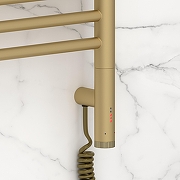 Электрический полотенцесушитель Сунержа Богема 3.1 прямая 100x30 022-6005-1030 цвет Матовая шампань-2