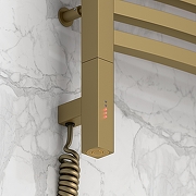 Электрический полотенцесушитель Сунержа Аркус 3.0 80x63 032-5704-8060 цвет Матовое золото-2