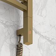 Электрический полотенцесушитель Сунержа Аркус 3.0 80x63 032-5705-8060 цвет Матовое золото-2